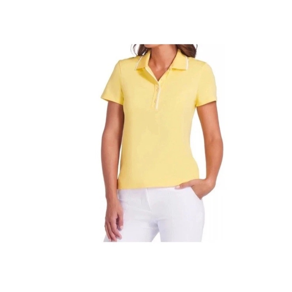 NWT Puma X Dani Dazey Women's Cloudspun Bridges Golf Polo Yellow Multiple Sizes